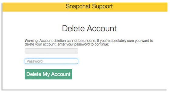 Snapchat borrar cuenta Cómo borrar tu cuenta de Snapchat